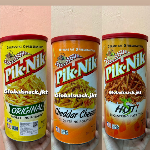 

[BIG] PIK NIK CHEDDAR CHEESE SHOESTRING POTATOES / HOT / ORIGINAL - PIKNIK STIK POTATO