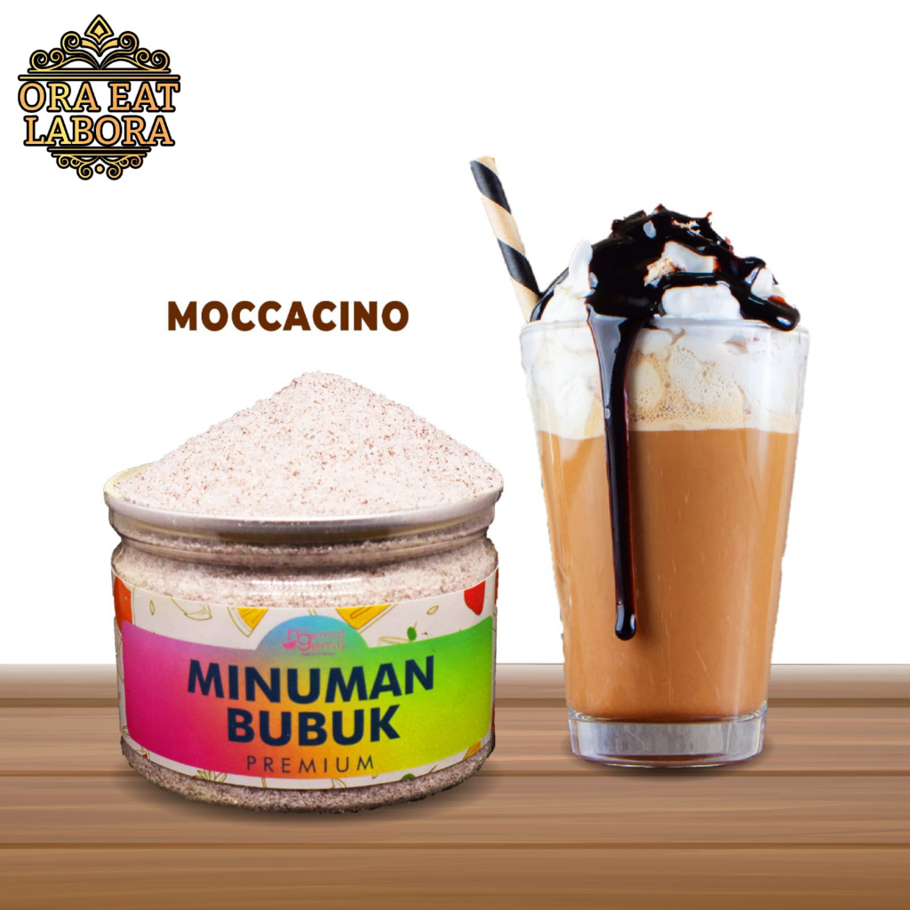 

Can Bubuk Minuman Mokacino Minuman Bubuk Moccacino Powder Kualitas Premium - Ora Eat Labora