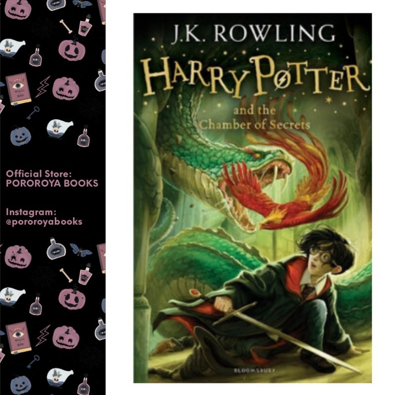 Buku Original HARRY POTTER AND THE CHAMBER OF SECRETS Bahasa Inggris English Paperback Novel HARRY P