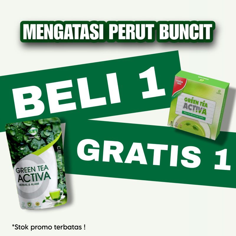 

Pelangsing Perontok Lemak Greentea Activa Teh Herbal