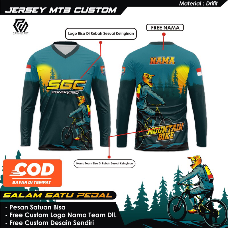 Jersey Gowes MTB custom fullprinting