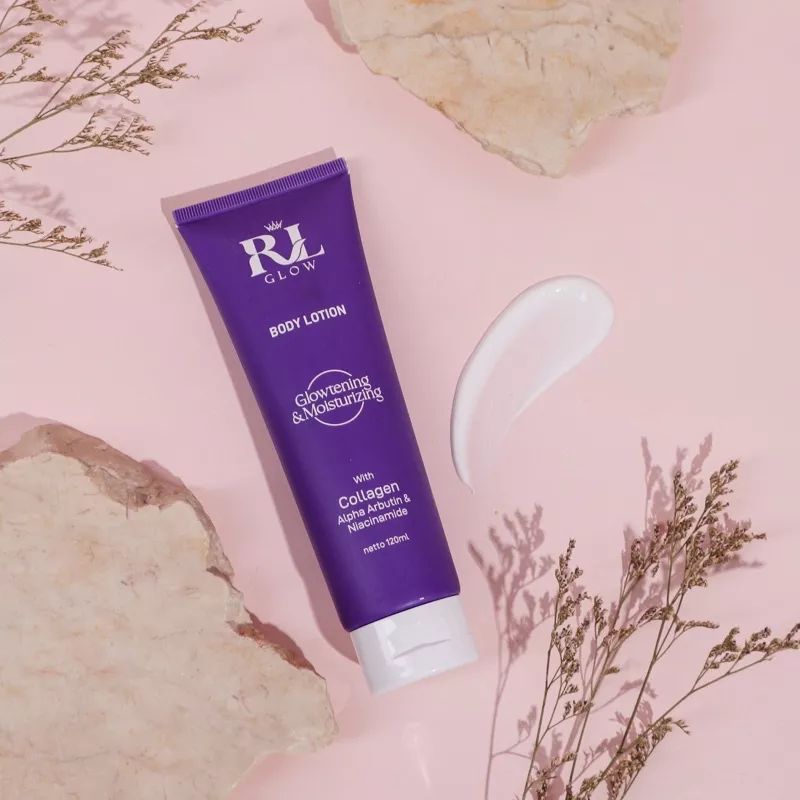 RL GLOW BODY LOTION PEMUTIH BADAN EXPRESS SIANG MALAM