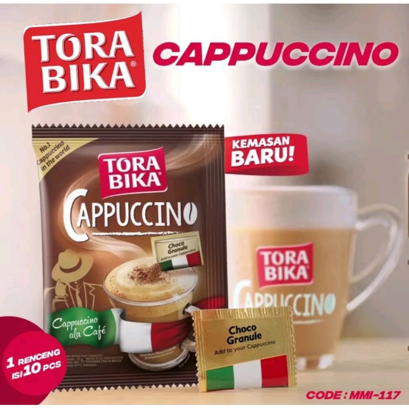 

ToraBika Tora Capuccino Coffe Late Creamy 1 Renceng 10pcs