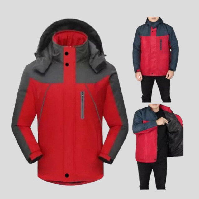 Jaket Puffer Winter Musim Dingin Tebal Gelembung Outdoor Gunung Tahan Air