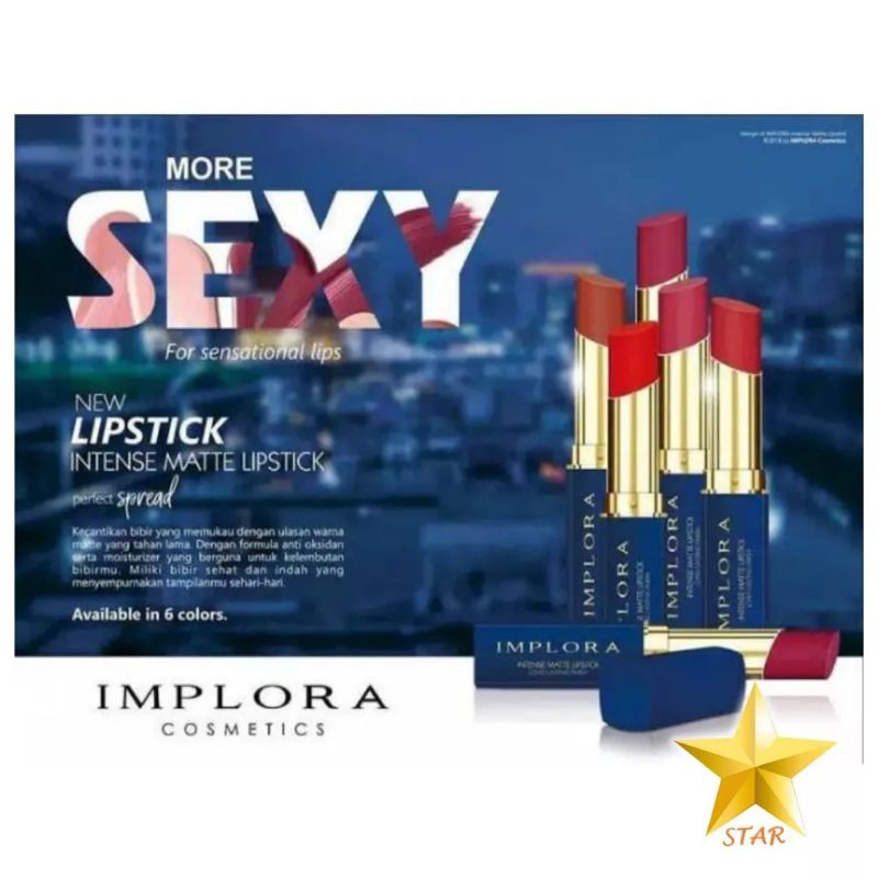 Implora Intense Matte Lipstick Long Lasting Original