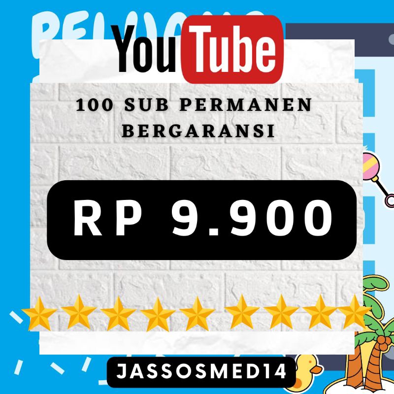 Jasa subscriber youtube permanen & bergaransi untuk monetisasi