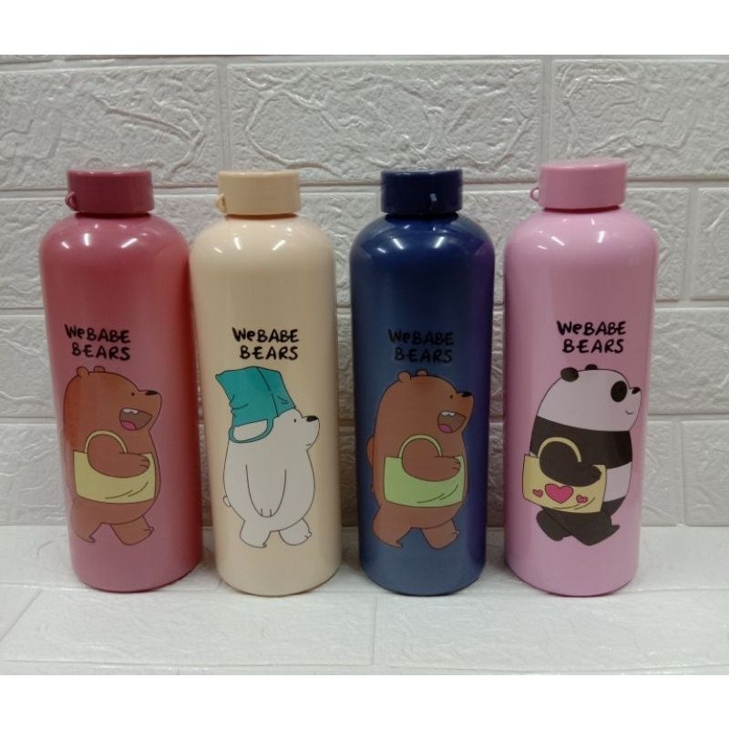 botol minum karakter bulat we babe bear 1000 ml