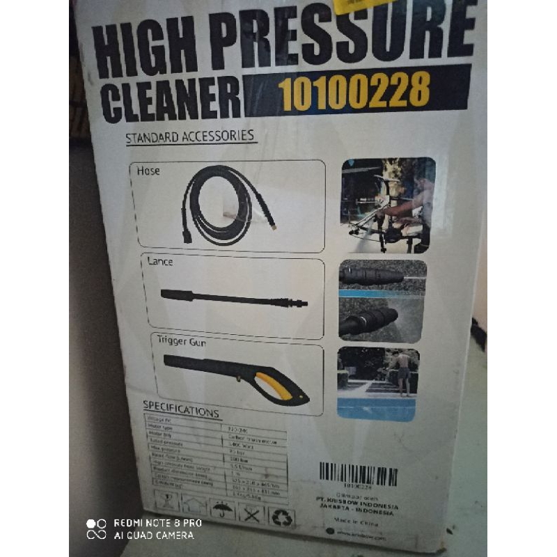 krisbow high pressure cleaner