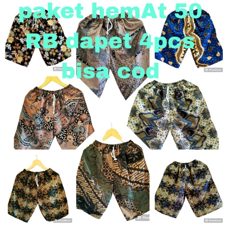 celana pendek/celana pendek batik/kolor batik/celana pendek wanita/celana pendek pria/celana Boim/ce