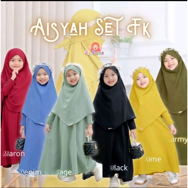 AISYAH SET FK/GAMIS ANAK