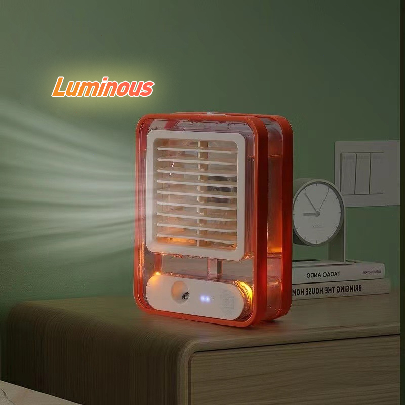 Air Cooler Fan Mini AC Portable Fan/ Humidifier Fan/ USB Air Cooler Desktop Fan