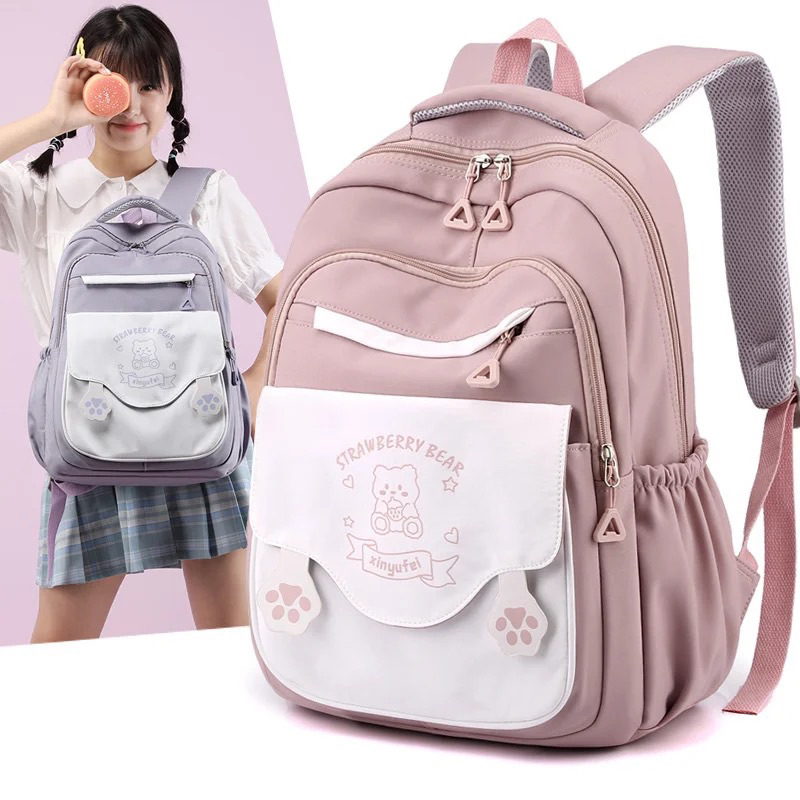 Tas Sekolah Anak Perempuan Imut Tas Punggung Sekolah Dasar Anak-anak Tas Buku Anak-anak Tas Sekolah Putri Mochila Infantil