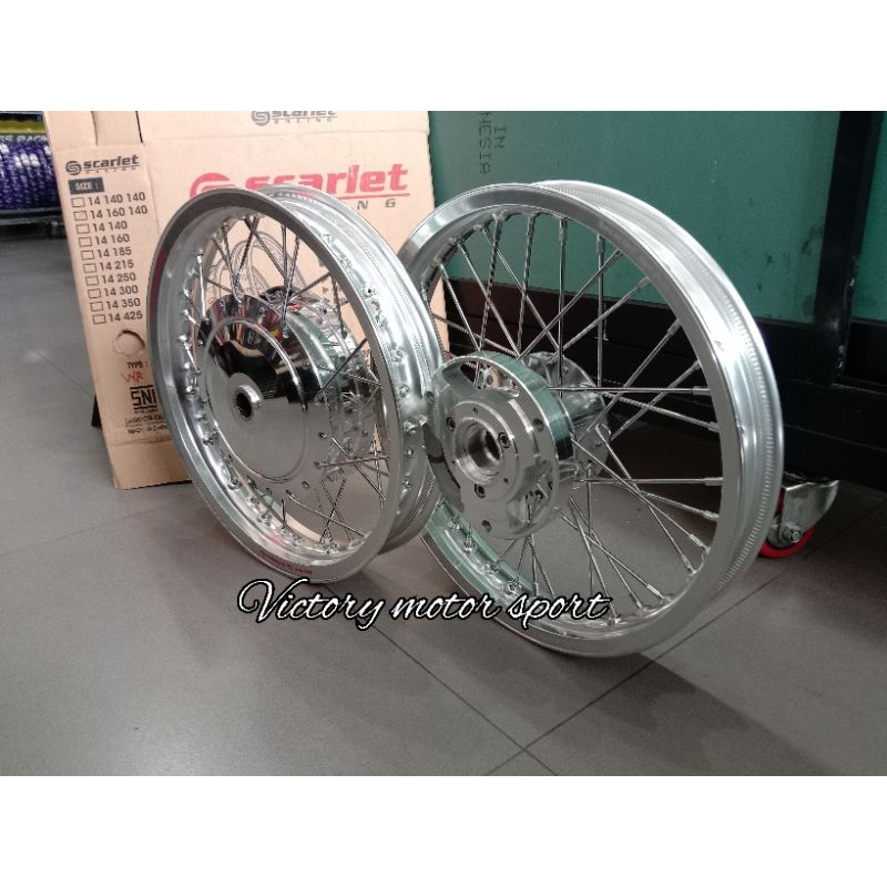 velg set jari jari PCX 150 PCX 160 aerox nmax lama nmax new scarlet racing ring 16