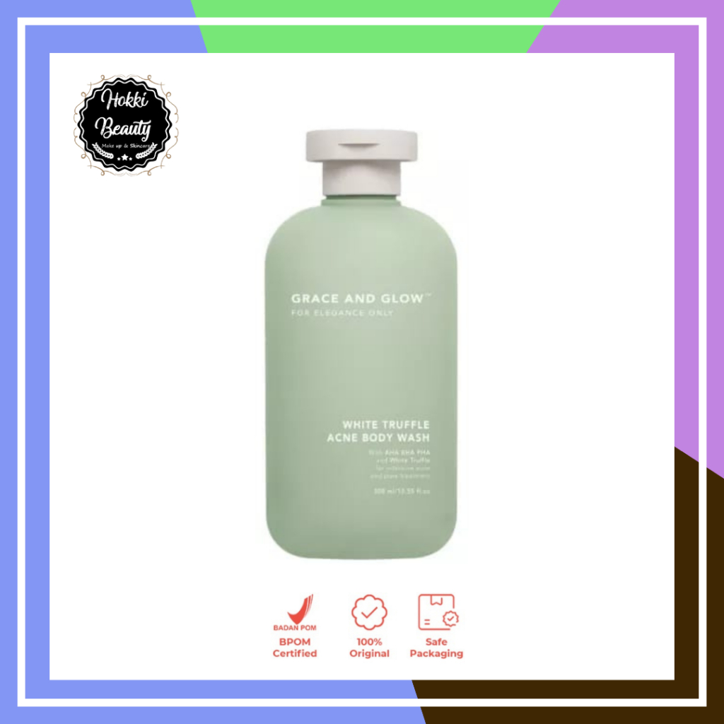 Grace and Glow White Truffle Acne Body Wash Special Edition | Shower Gel | - Sabun Mandi Cair untuk Menghilangkan Jerawat