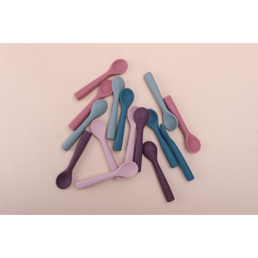 BeBeWaWa BW005-1 Baby Silicone Spoon - Sendok Makan Mpasi Bayi
