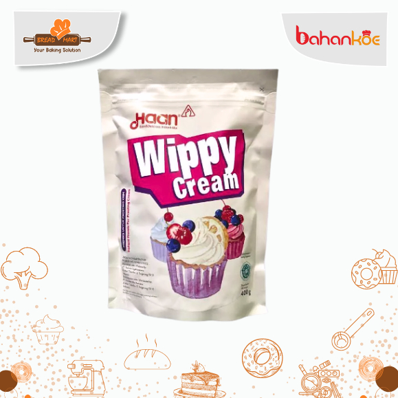 HAAN WIPPY CREAM 200GR DAN 400GR