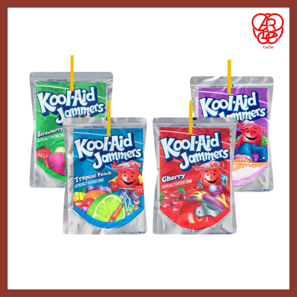 

Kool Aid Jammers USA 177ml Minuman Import rasa Buah-buahan 1 Pcs