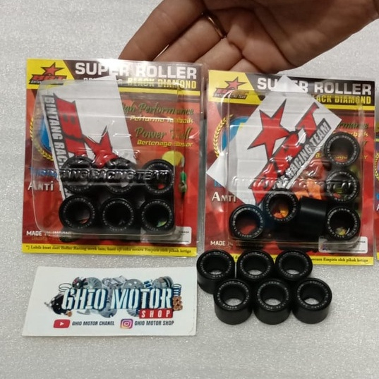 ROLLER BRT BEAT DELUXE BEAT NEW GENIO VARIO PCX &amp; ADV 125 150 160 ROLER BRT BEAT STREET NEW VARIO 125 OLD VARIO 1255 NEW VARIO 125 KEYYLES LED VARIO 150 NEW VARIO 160 PCX 160 PCX 150 ROLER SILANG MIX 11 15 16 17 18 GRAM LOLER PCX TERBARU GHIO MOTOR SHOP