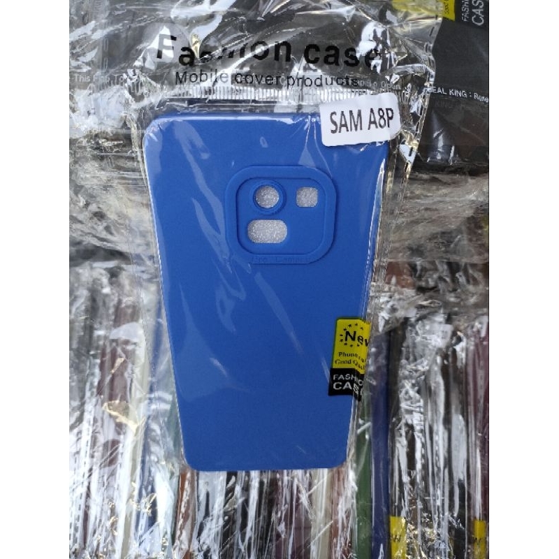 Softcase Samsung A8 Plus A8+ Silikon Casing Selicon Case Pelindung  Pro Camera