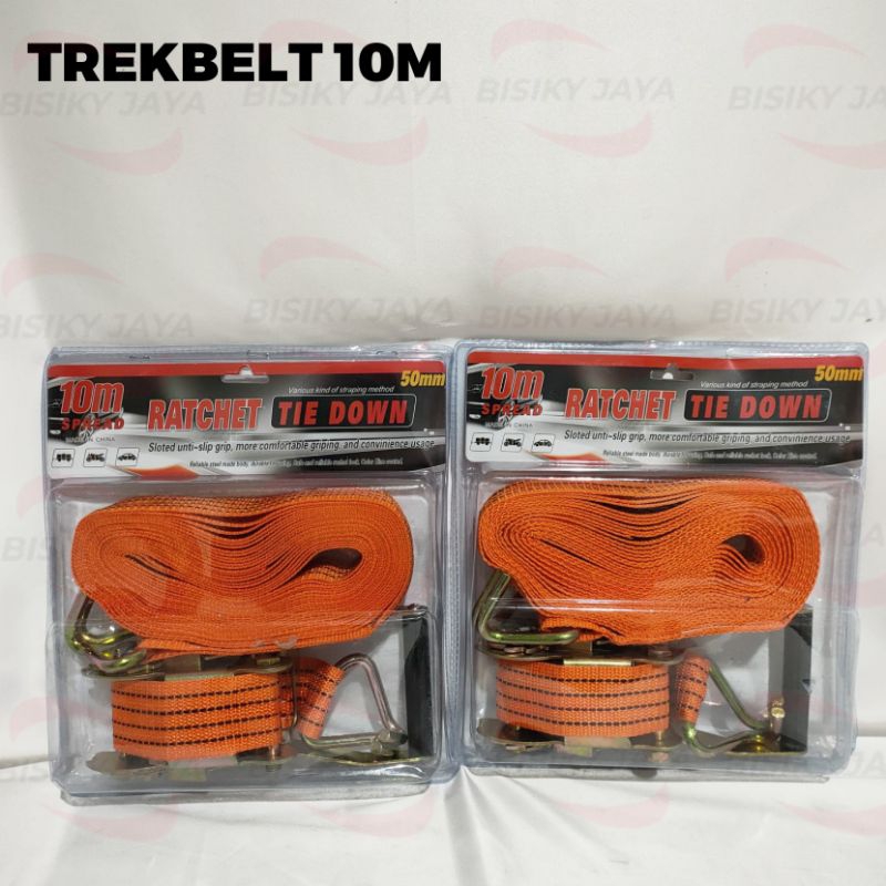 Tali Pengikat Barang Trek Belt Panjang 10 meter