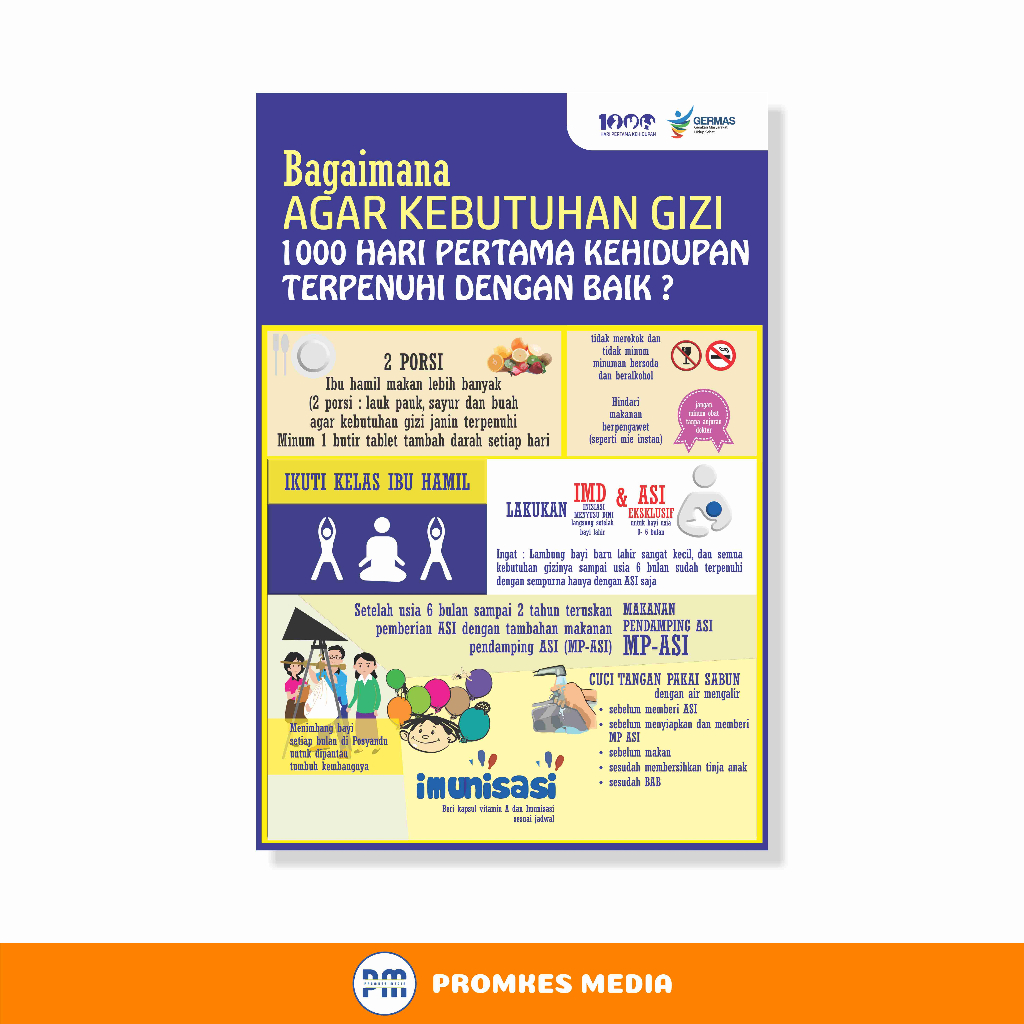 

Poster Kesehatan, Poster Gizi, Poster 1000 HPK, Seribu Hari Pertama Kehidupan