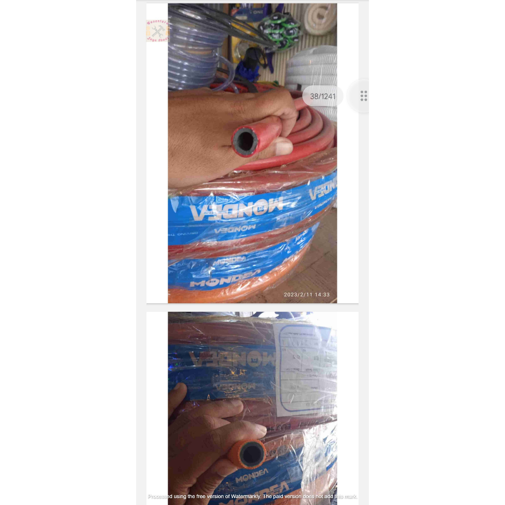 SELANG LPG ORANGE 3 LAPIS / SELANG GAS / SELANG REGULATOR