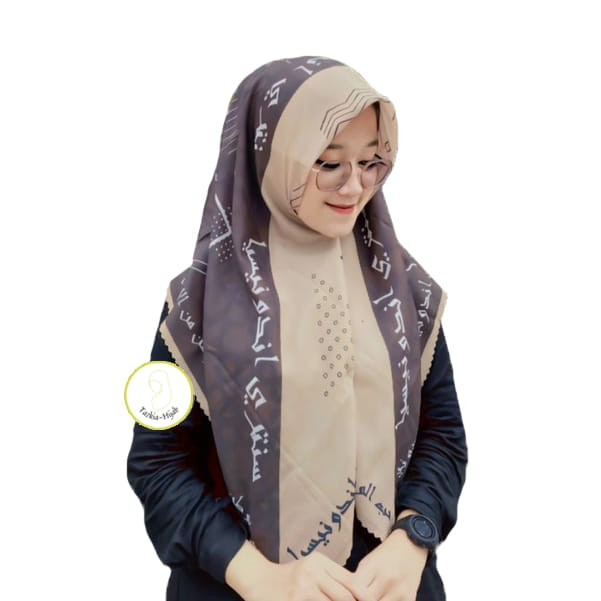 Cod Hijab man ana fataya segi empat voal premium sublime lasercut Kerudung Segi Empat