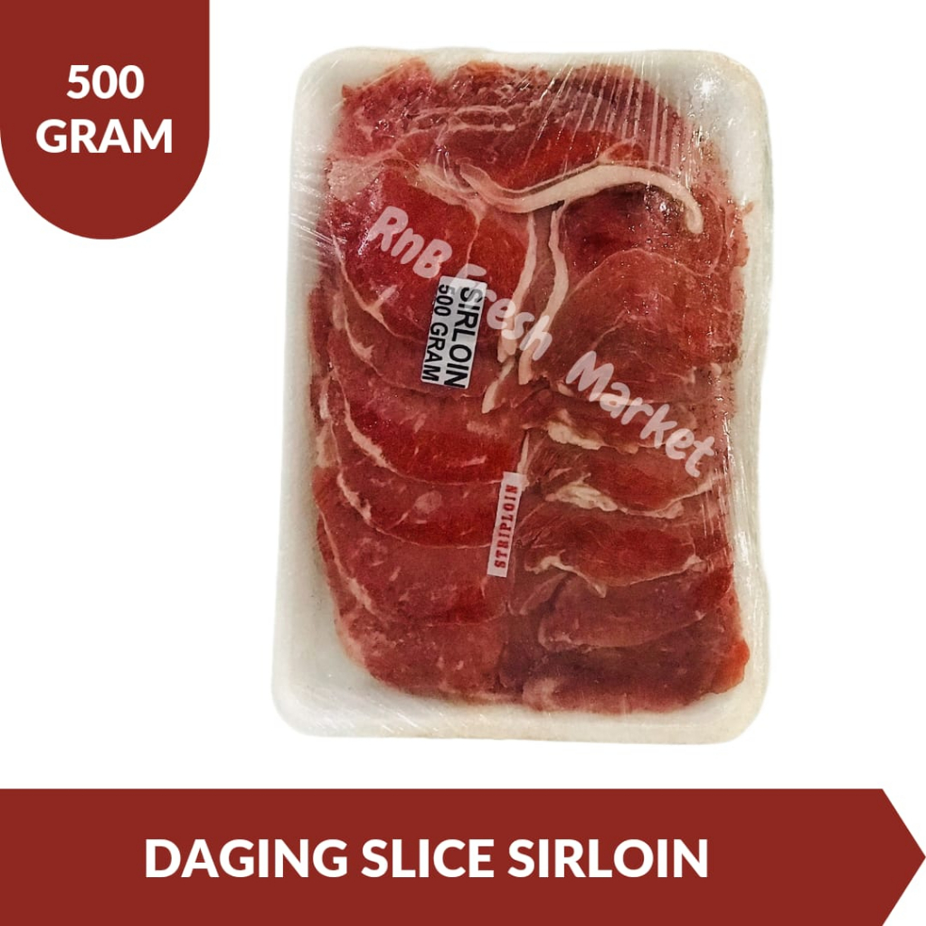 

Daging Slice Sirloin 500 Gram