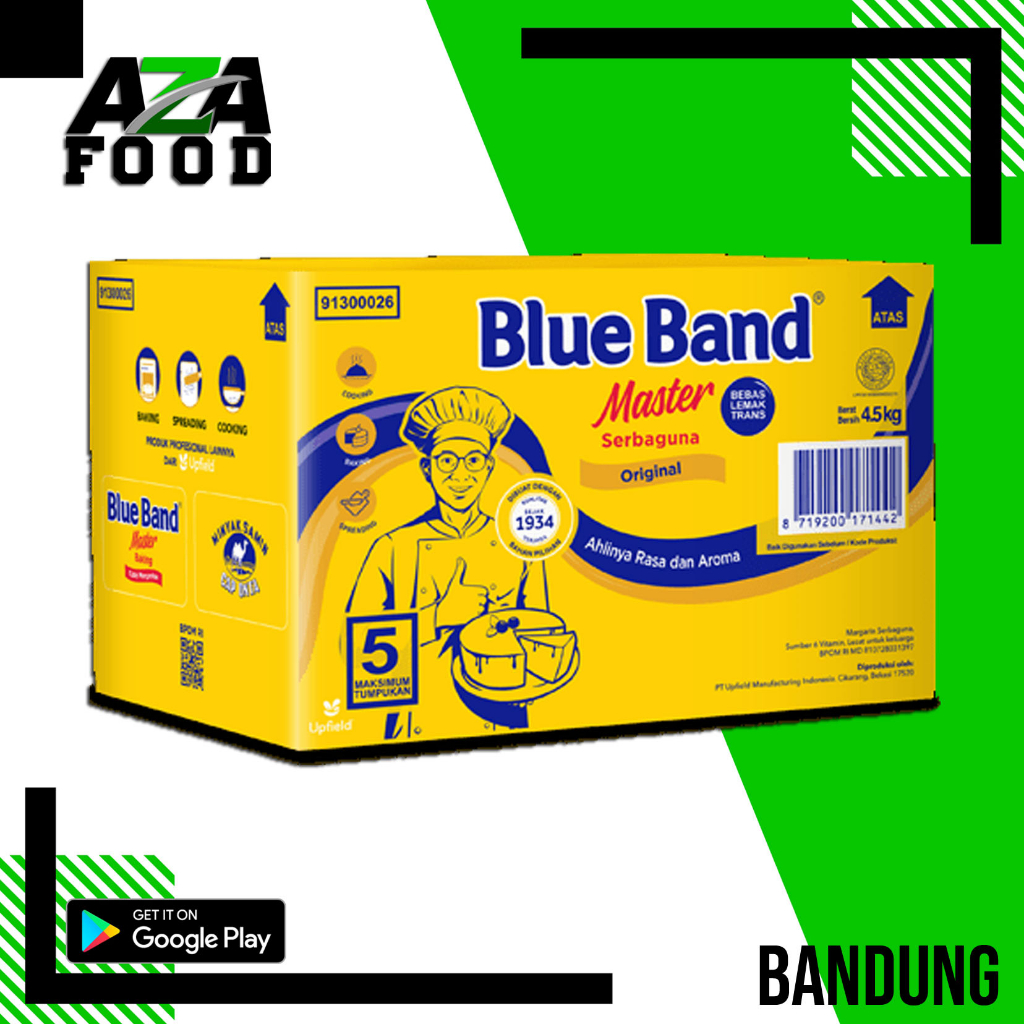 

Blue Band Margarine Master Serbaguna Original 4,5 Kg