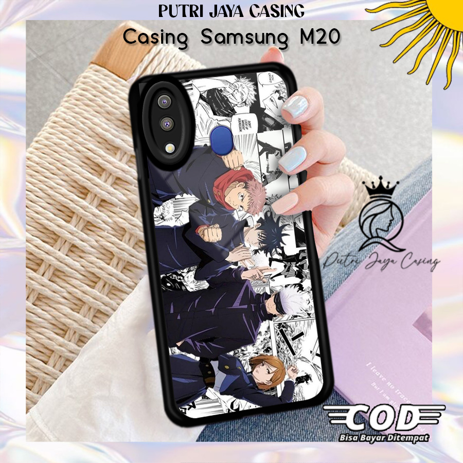 Case Hp Samsung M20 Casing Samsung M20 Motif ANIMEJJTSU02 Casing Terbaru Case Karakter Lucu Casing L