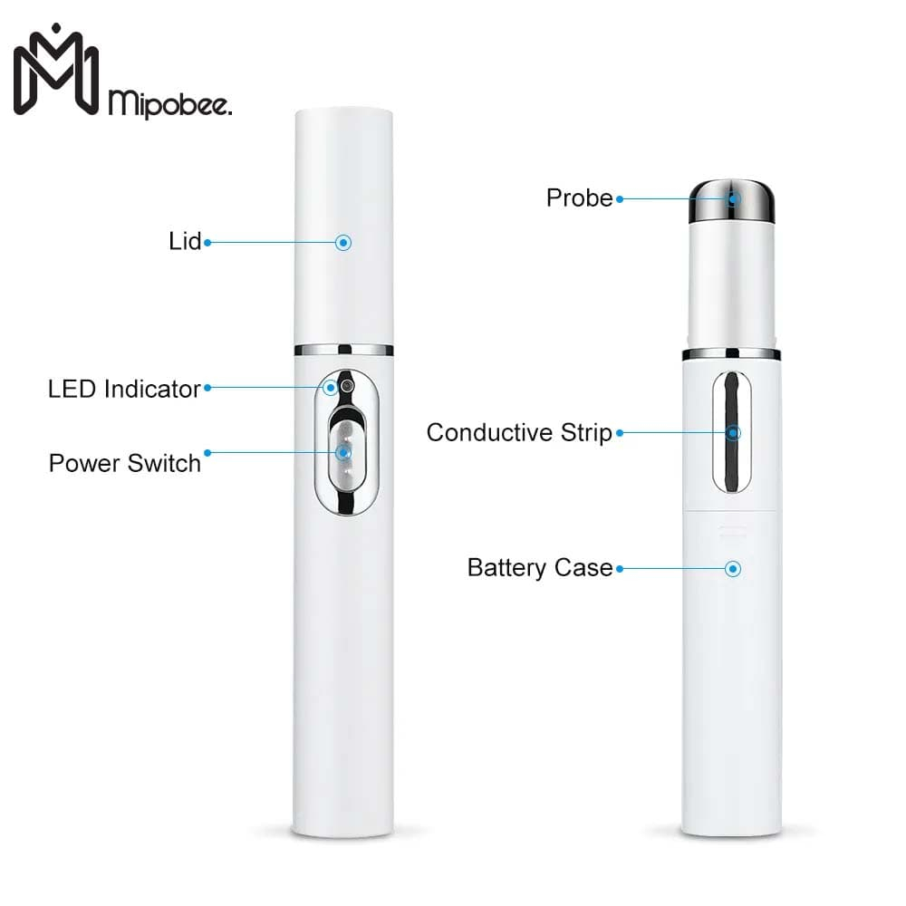 Pen LED Laser Biru Penghilang Bekas Jerawat / Acne Treatment Pen Laser