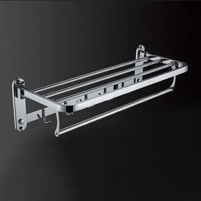 Rak Handuk Kamar Mandi Terbaru Rak Dinding Serbaguna Rak Handuk Stainless Gantung  Rak Handuk Dinding Toilet Aluminium Towel Hanger