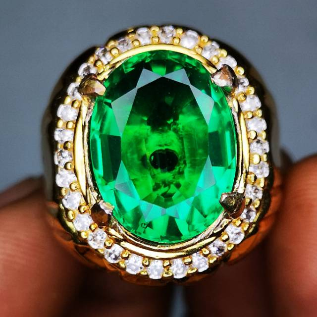 Batu permata zamrud colombia asli chatam