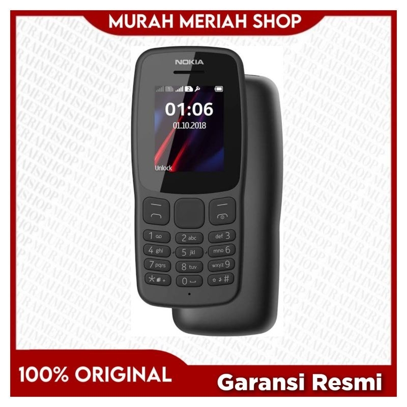 Nokia 106 Feature Phone Garansi Resmi