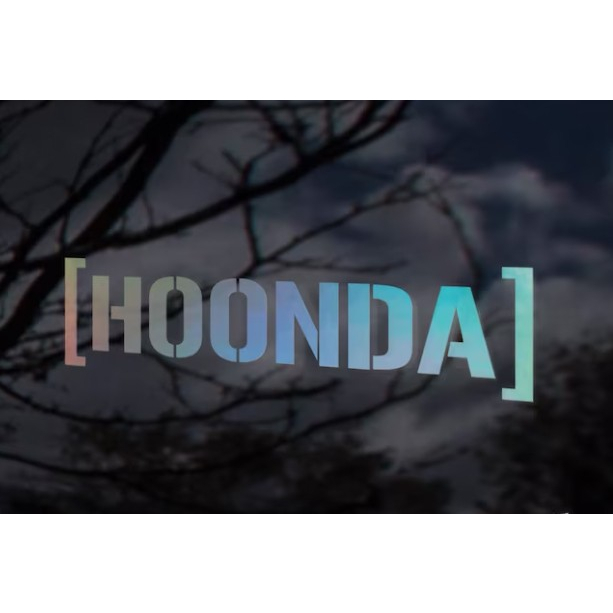 Sticker Mobil Honda Logo Hologram Smal