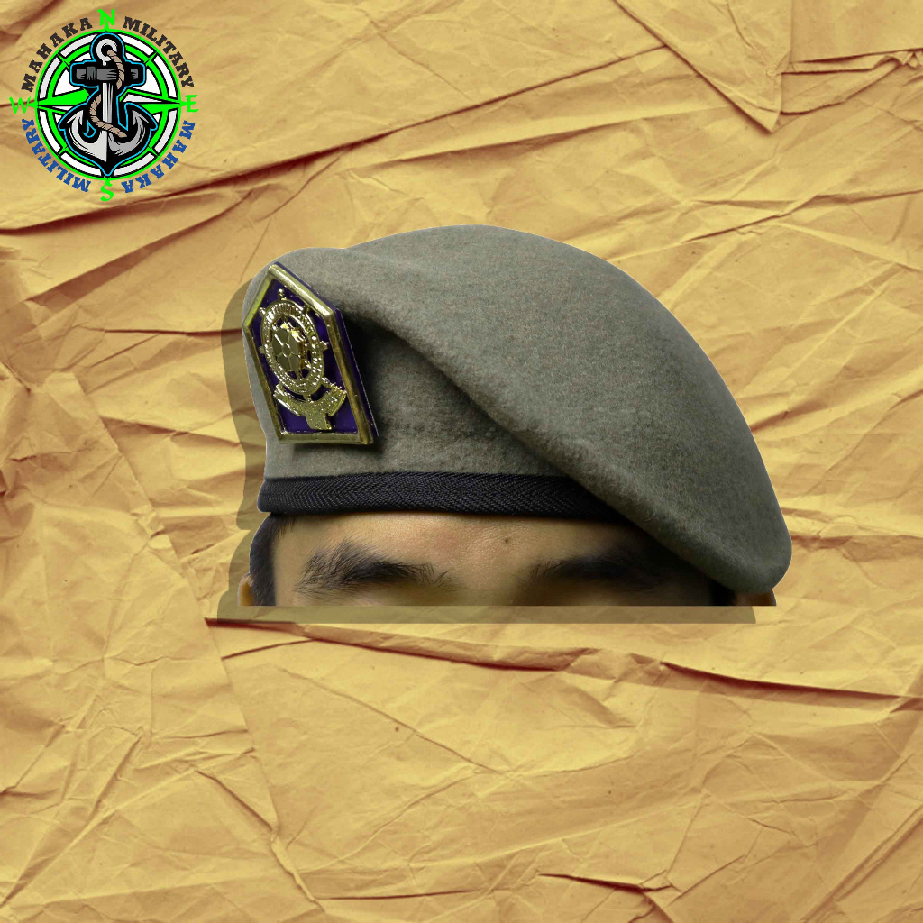 baret satpol pp + emblem merk Camel