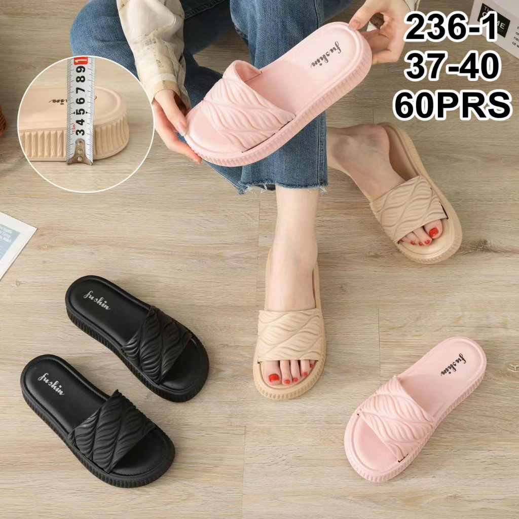 Sandal Wedges Wanita Import Faleesha Winola Collection WNL 236-1