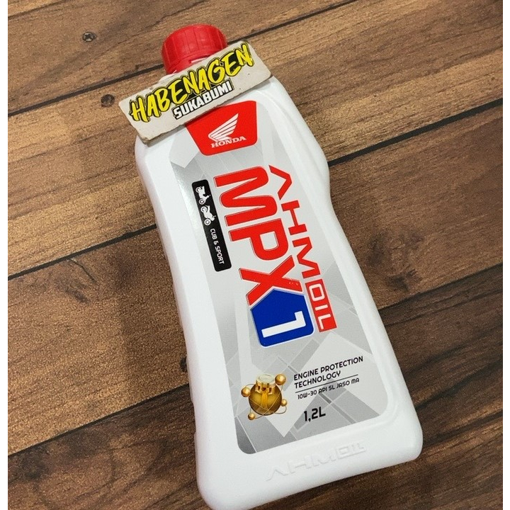 oli oil mesin mpx 1 mpx1 1.2L liter ASLI bebek sport honda ORIGINAL AHM HGP RESMI