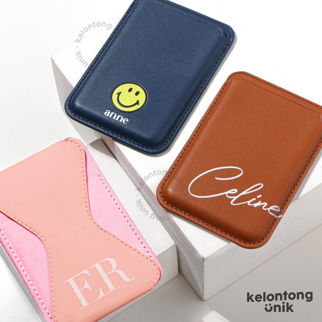 LANGSUNG KIRIM TANPA PO | Custom Print Phone Card Holder/ Card Holder HP Custom Nama