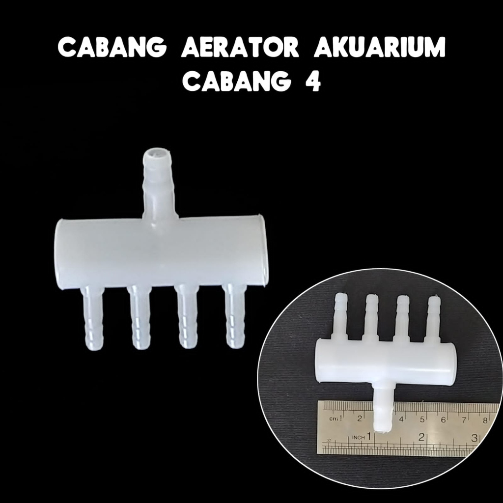 Konektor Pembagi Aerator 4 cabang