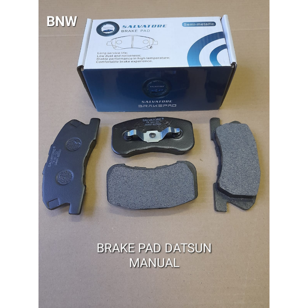 BRAKE PAD DATSUN GO MANUAL