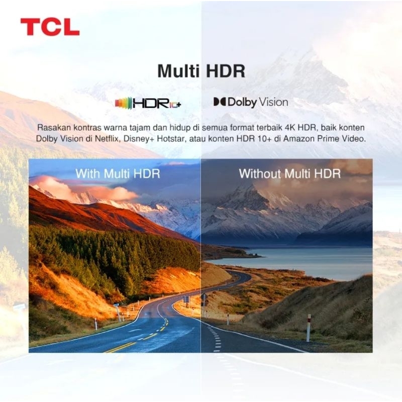 TCL 43Q6 Smart TV 43 Inch QLED Google TV 4K UHD Garansi Resmi