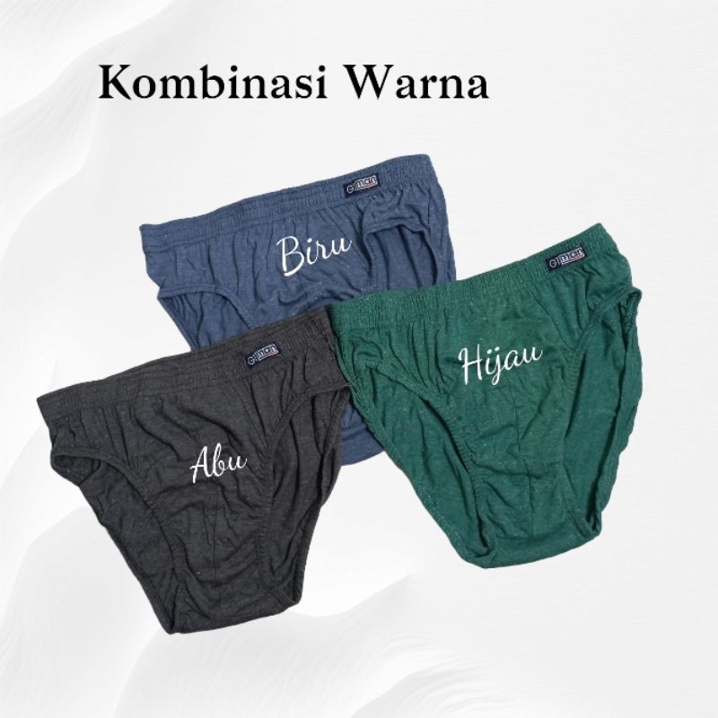 CD Pria Celana Dalam Cowok Isi 3 Gtman Gmx Gmy