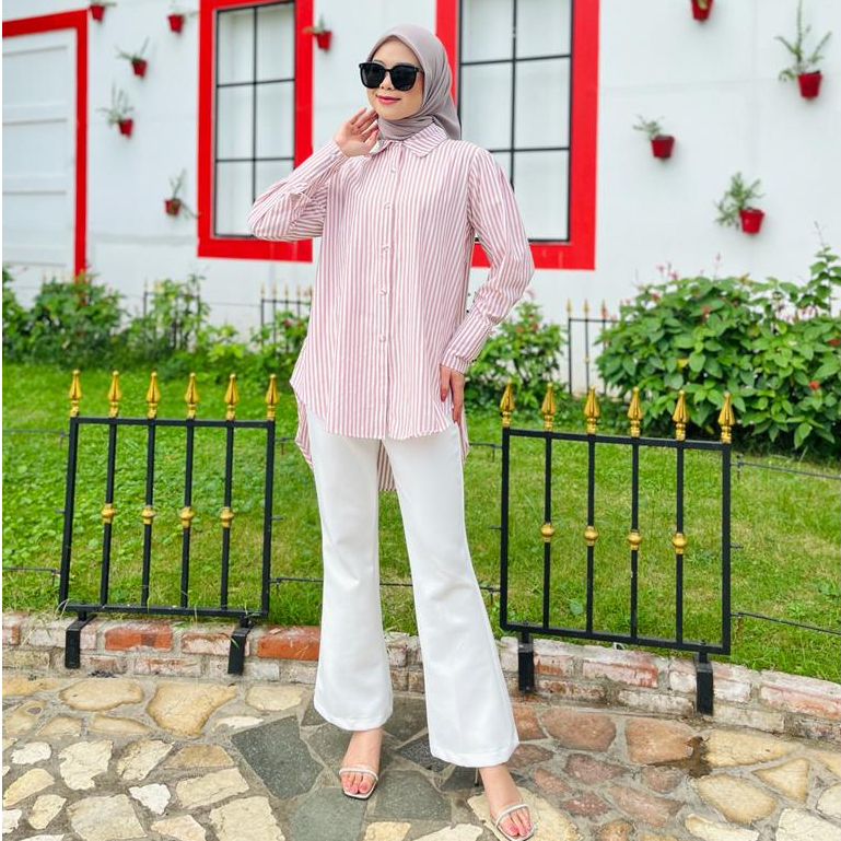 Radwah - Shabir Top Stripe - Atasan Wanita
