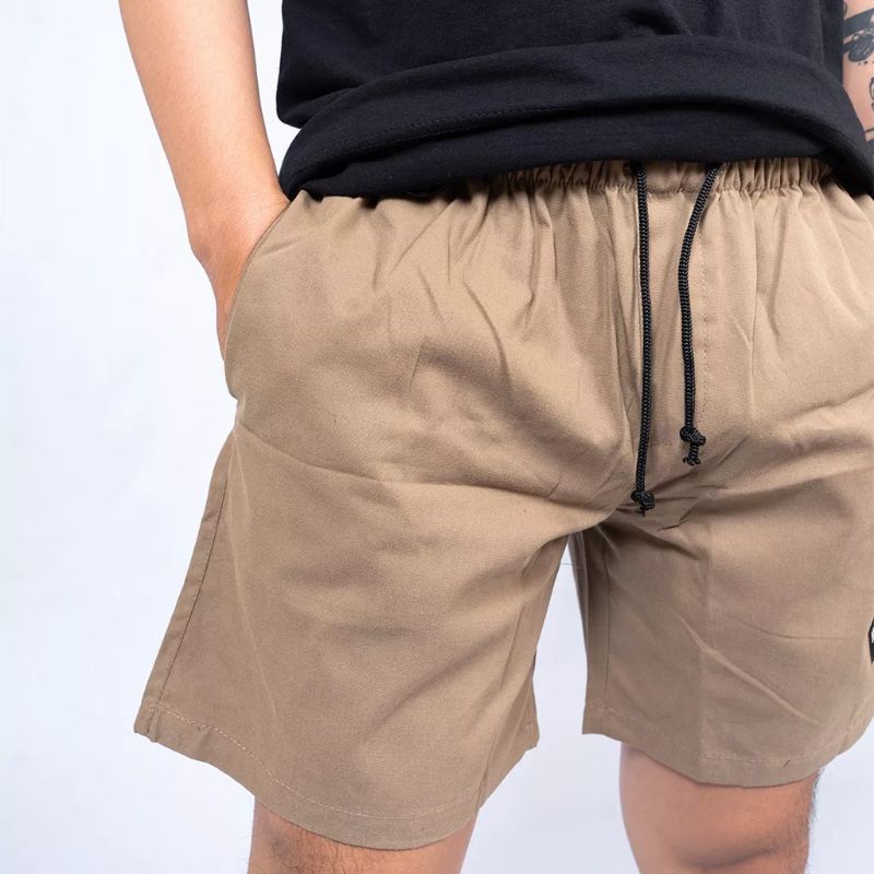 [YANG LAGI DICARI] CELANA CHINO CHINOS PENDEK PRIA DEWASA DISTRO KASUAL BOARDSHORT KOLOR/KARET SIZE 27-38 KATUN TEBAL