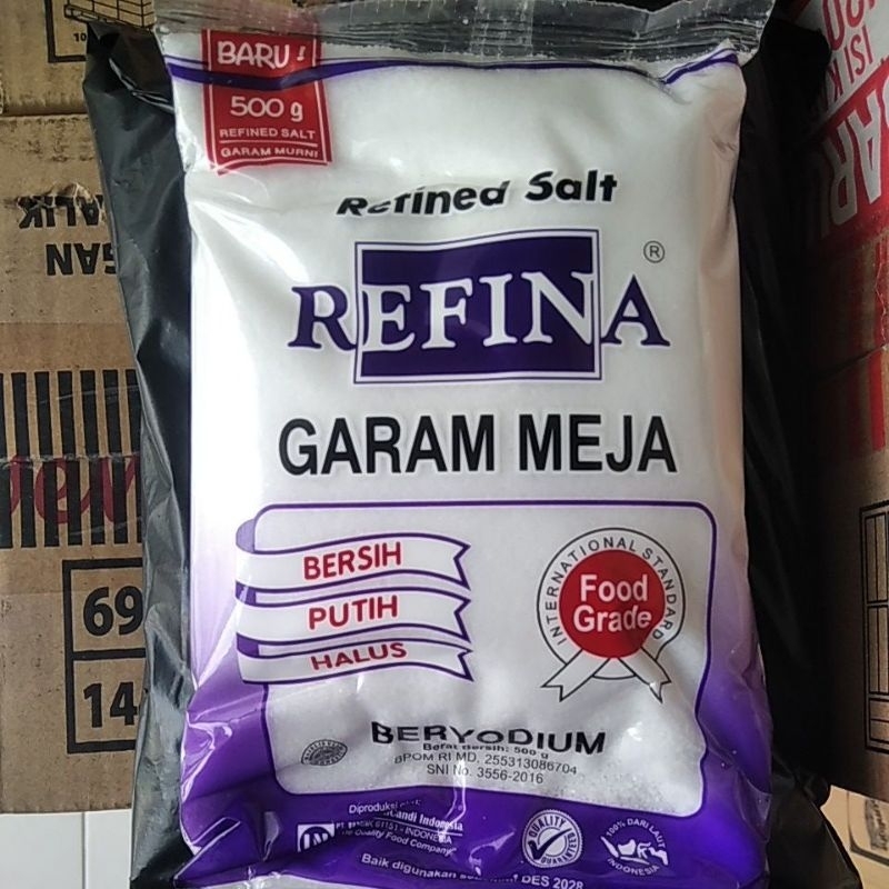 

Garam Refina kemasan 500gram