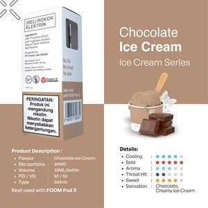 SALT FOOM CHOCOLATE ICE CREAM BY FOOM LAB 30MG 30ML