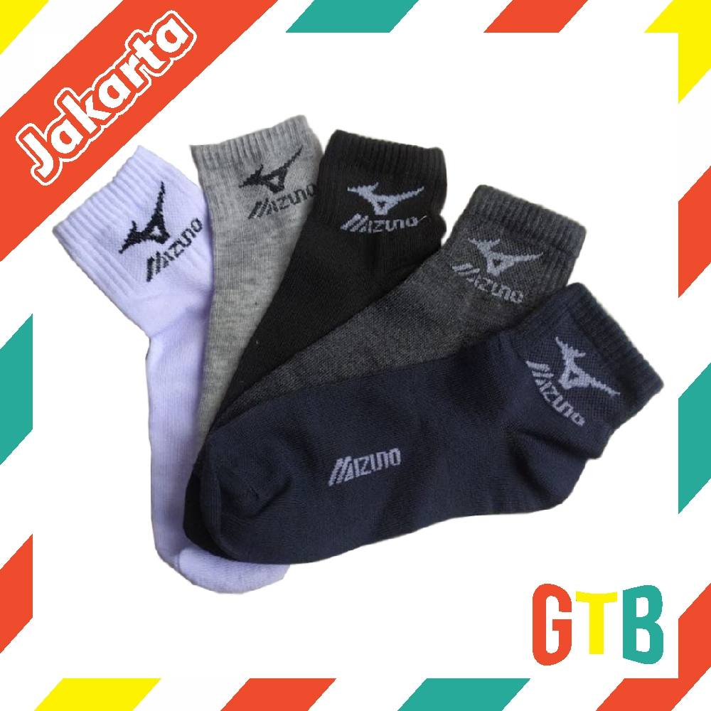 ❤️GTB❤️ Kaos Kaki Sport Pria Motif Mizuno Kaoskaki Pria Tebal Kaoskaki Sport Premium Sock Semata kaki KK107