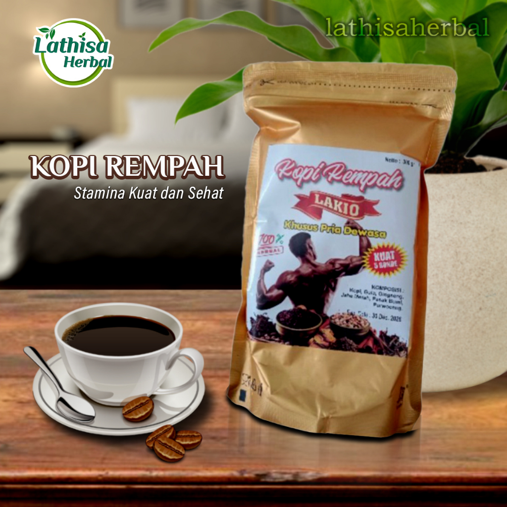 

Kopi Rempah Stamina Super Lakio 300 Gr