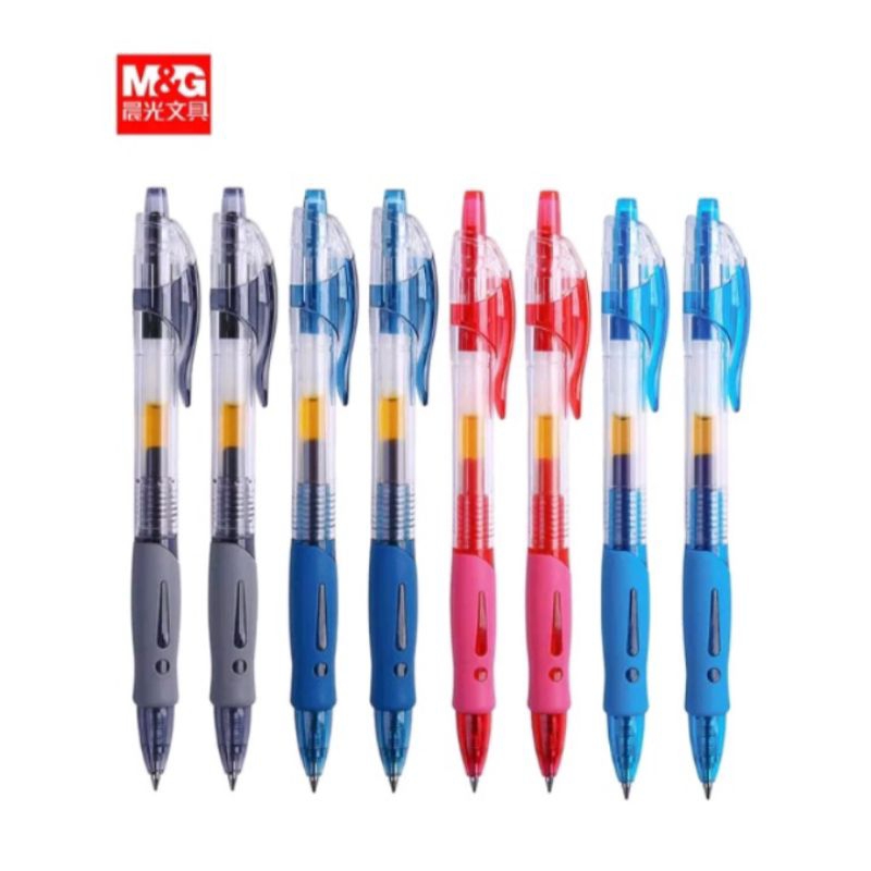 

M&G Retractable Gel Pen Black 0.5mm Comfort rubber grip